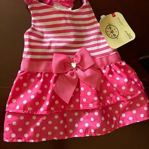 NWT XS GIRLY DOG PUPPY DRESS